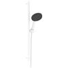 hansgrohe Raindance Alive Select S set doccia con asta saliscendi, 3 tipi di getto, 24600700, Raindance Alive Select S bianco opaco/grafite [Rubinetteria Bagno > Set Doccia]