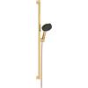 hansgrohe Raindance Alive Select S set doccia con asta saliscendi, 3 tipi di getto, 24601990, Raindance Alive Select S oro/grafite [Rubinetteria Bagno > Set Doccia]