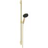 hansgrohe Raindance Alive Select S set doccia con asta saliscendi, 3 tipi di getto, 24603990, Raindance Alive Select S oro/grafite [Rubinetteria Bagno > Set Doccia]