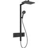 hansgrohe Raindance Alive Q colonna doccia con termostatico, 24580670, Raindance Alive Q nero opaco/grafite [Rubinetteria Bagno > Colonne Doccia]