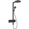 hansgrohe Raindance Alive S colonna doccia con termostatico, 24583670, Raindance Alive S nero opaco/grafite [Rubinetteria Bagno > Colonne Doccia]