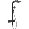 hansgrohe Raindance Alive Q colonna doccia con termostatico, 24590670, Raindance Alive Q nero opaco/grafite [Rubinetteria Bagno > Colonne Doccia]