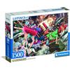 Clementoni - Puzzle 1500 Pezzi Fumetti per Adulti e Ragazzi, Illustrazione Lupin III con Poster Incluso, dalla Serie Anime e Manga, Compact Box, Idea Regalo Made in Italy, 84,5x59,5 cm, 31749