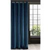 Eurofirany ria Tenda Oscurante, Tenda con Occhielli - 1 pz, Tenda Extra Lunga, Elegante, Tinta Unita, Soggiorno, Camera da Letto, Densità 290 g/m², 140x250 cm, Blu Scuro
