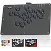 Sehawei Arcade Stick U16 Tutti i pulsanti Gamerfinger con RGB personalizzato e funzioni Turbo, controller Arcade Street Fight per PC/Ps3/Ps4/Switch/Steam Tastiera di gioco - Supporta Hot Swap e SOCD
