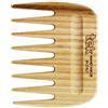 TEK - Pettine Piccolo a Denti larghi in Legno Naturale, Handmade in Italy, per Capelli Folti, Ricci o Mossi, Districante