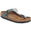 Birkenstock Infradito Gizeh Graceful Birko Flor Donna Grigio