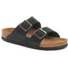 Birkenstock Ciabatta Donna Birkenstock Arizona Nabuck Soft Footbed Nero