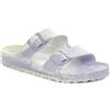 Birkenstock Ciabatta Arizona To The Beach Donna Lilla Bianco