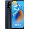 OPPO A74 4G - Smartphone 4G sbloccato, 6GB RAM + 128GB espandibile, schermo AMOLED FHD+ 6,43, Snapdragon 662, fotocamera tripla sensore foto 48 MP, ricarica rapida 33W, batteria 5000 mAh, nero