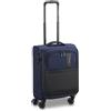 RONCATO METROPOLITAN Valigia Trolley Cabina 55x40x20/25 cm, Espandibile con zip e con sistema di chiusura TSA - Blu Notte