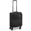 RONCATO METROPOLITAN Valigia Trolley Cabina 55x40x20/25 cm, Espandibile con zip e con sistema di chiusura TSA - Nero