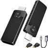 DanDun Trasmettitore e ricevitore HDMI senza fili, Plug & Play, Extender wireless, trasmissione radio HDMI supporta lo streaming video da laptop a HDTV/proiettore (nero)