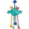 LUDI - Zippy Toy - Giocattolo di stimolazione multisensoriale - Diverse texture - Ergonomico - Materiale morbido - Da 10 mesi - Allevia la spinta dentale - Destrezza e abilità motorie - 14 x 21 x 14