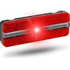 Büchel Gepäckträgerrücklicht mit Standlichtfunktion Uni LED Sunset Strip con Funzione Luce di Posizione 50660 Portapacchi Posteriore, Nero, Taglia Unica Unisex-Adulto