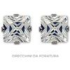 Inverness Orecchini 355 Tiffany Maxi Zircone Quadrato 7mm
