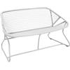 Fermob - Divano da giardino a 2 posti Sixties - Bianco - Materiale plastico - Designer Frédéric Sofia