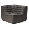 Ethnicraft - Sedia d'angolo N701 - Grigio - Espanso - Designer Jacques Deneef