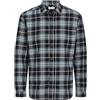 JACK&JONES PLUS Jjjoshua Fall-Maglietta in Flanella Camicia Casual, Goblin Blu, 5XL Uomo