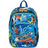 Seven SJ GANG STYLE JAM GANG Zaino Scuola Advanced, Blu, TrickyLed, Zaino Doppio Scomparto Con Tasca Porta PC o Tablet, Tasca Porta Borraccia e Organizer, Zaino Scuola Elementare, Zaino Bambino