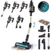 Cecotec Scopa Elettrica Conga Rockstar 9500 Lunar Pet Flex. Massima Potenza di Aspirazione 300AW, Ultra Potenza 780W, 100 min Autonomia, Spazzola HairLess anti-nodi, Tubo Flessibile e Kit Accessori