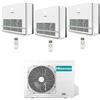 Hisense Climatizzatore Condizionatore Hisense Console Serie Turbo R32 Trial Split Inverter 9000 + 9000 + 12000 BTU con U.E. 3AMW52U4RJC NOVITÁ Classe A++/A+