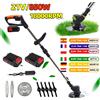 850 W/650 W Elettrico Cordless Tagliaerba 18000PRM Palmare tazza di carburante Sarchiatore Regolabile Attrezzo Da Giardino Con 2 PZ 21 V Batteria - 500W 21V 2 Battery