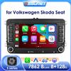 OSSURET Android 13 autoradio per VW POLO GOLF 5 6 Plus PASSAT B6 JETTA TIGUAN TOURAN SHARAN SCIROCCO CADDY Seat Carplay Audio Stereo GPS - B 1G 16G