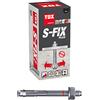 TOX Bullone Ancoraggio S-Fix Plus M12x100x8+23 mm, 25 pz, 04210129, Zincato