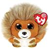 Ty Beanie Balls Ceasar il Leone con gli Occhioni Dorati Glitter, Animaletti di Peluche Morbidi e Tondi da Collezionare 8 cm T42501