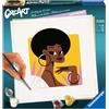 Ravensburger CreArt 23669 - Ritratto di donna - Dipinto con numeri per adulti, set di pittura fai da te con pennello e colori acrilici, regalo per donne e uomini, pittura per adulti