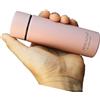 HISCAZAS Mini Bottiglia Isotermica piccola 150 ml, Borraccia Dopper Acciaio inox 316 (rosa)