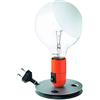 Flos LAMPADINA LED EU NRO, alluminio, nero, 12,5 x 24 cm
