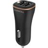 Duracell Caricabatterie da auto compatto con doppia USB-A da 18 W + 12 W, compatibile con smartphone, tablet, powerbank e altro