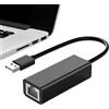 Generico Adattatore USB Tipo C a Ethernet - Adattatore Ethernet 100Mbps USB Tipo C a Gigabit | Porta da USB/Tipo C a rete cablata | Adattatori di rete USB per computer per viaggi d'affari, formazione