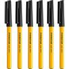 STAEDTLER Penne a sfera a punta fine da 0,3 mm, punta 430 F, scrittura liscia, inchiostro nero (6)