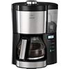 Melitta Macchina da caffè con filtro, modello Look V Timer, numero modello 1025-08, acciaio inossidabile, nero