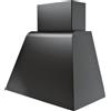 ARTEL Cappa Cucina Aspirante a Parete Larghezza 80 cm finitura Brunito - Brio Metal