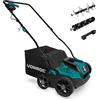 VONROC Arieggiatore / Scarificatore 1300W | Con cassetta raccoglitore da 35L
