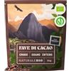 NaturaleBio Fave di Cacao Crudo Biologico da 1 Kg. Bio, Naturale e Puro. Prodotto in Regioni Tropicali dalla Pianta Theobroma Cacao - Ricco di antiossidanti e supporto all'energia