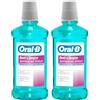 Oral-B Collutorio Denti E Gengive Senza Alcol 2X500 Ml