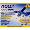 SCUDO Earplug Aquasport Junior Tappi Auricolari Bambini 2 Pezzi