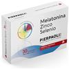 PIERPAOLI EXELYAS SRL Pierpaoli Melatonina Zinco Selenio Integratore Sonno 30 Compresse