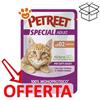Petreet Cat Adult Special Monoproteico al Salmone - Bustina Da 70 Gr - CONFEZIONE RISPARMIO