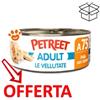 Petreet Cat Adult Le Vellutate al Pollo con Carote - Lattina da 70 Gr - CONFEZIONE RISPARMIO