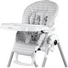 Peg-Perego Rivestimento Seggiolone Prima Pappa Zero 3 Linera Grey
