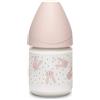Suavinex Biberon Hygge Baby Coniglio Pois Rosa - Flusso Lento 120 ml