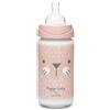 Suavinex Biberon Hygge Baby Coniglio Pois Rosa - 3 Posizioni 240 ml