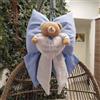 BabyChic Fiocchi Nascita Artigianali Azzurro Orso