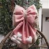 BabyChic Fiocchi Nascita Artigianali Orso Cuore Rosa
